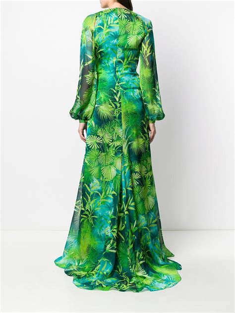 vestito jungle versace|jennifer lopez versace green dress.